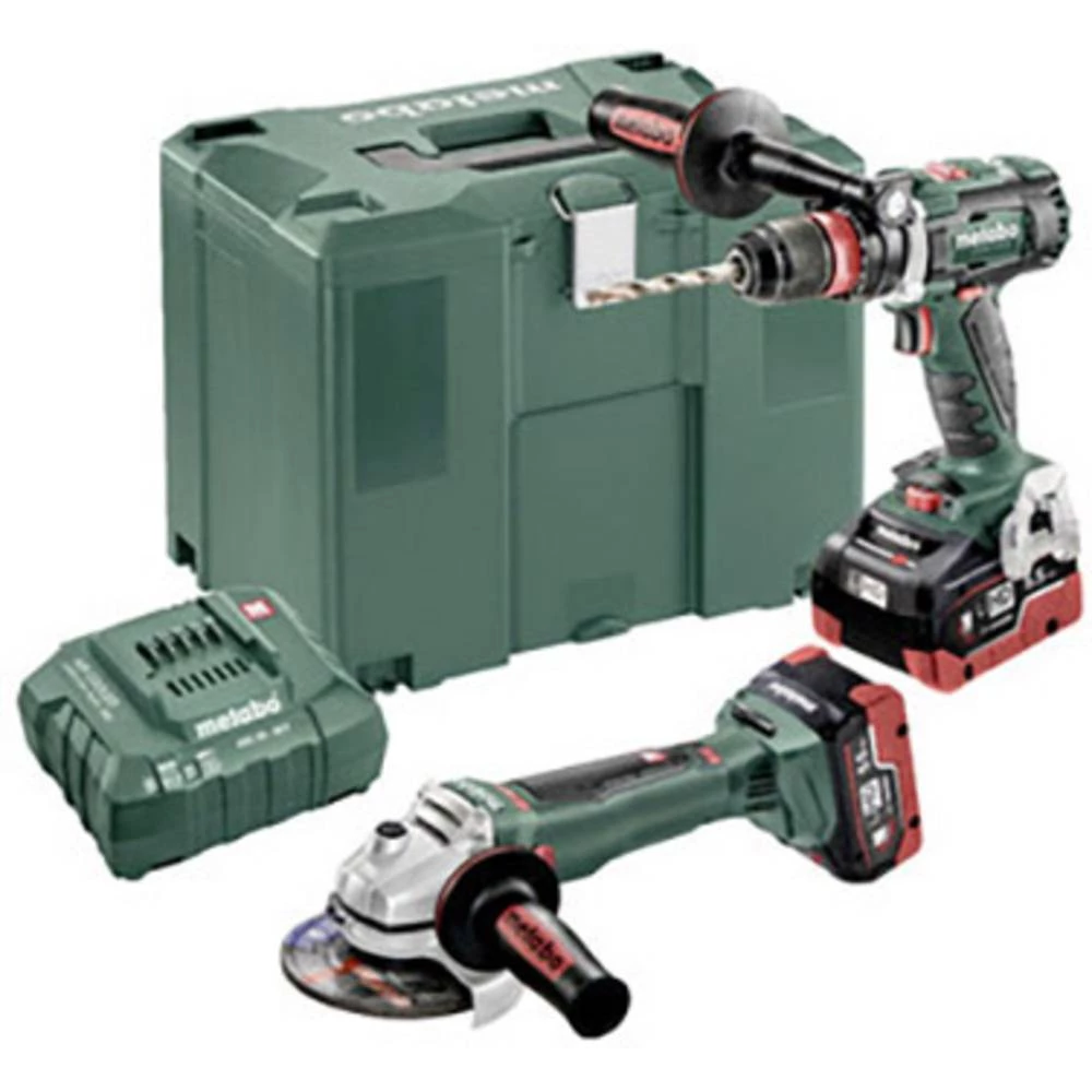Metabo Combo Set 2.4.5 18 V BL LiHD Akumulatorska bušilica, Kutni odvijač na bateriju LiHD slika