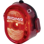 Stražnje svjetlo za bicikl Sigma NUGGET II pogon na punjivu bateriju Crvena, Crna