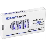 Basetech HR750AAA micro (AAA) akumulator NiMH 750 mAh 1.2 V 8 St.
