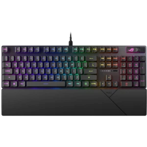 Asus ROG STRIX SCOPE II RX USB igraća tipkovnica njemačka, qwertz crna osvjetljen, oslonac za ruku slika