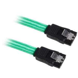 Tvrdi disk Priključni kabel [1x 7-polni ženski konektor SATA - 1x 7-polni ženski konektor SATA] 30 cm Zelena, Crna Bitfenix slika