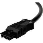 Adels-Contact 92846340 mrežni priključni kabel slobodan kraj - mrežni konektor Ukupan broj polova: 2 + PE crna 4.00 m 25 St.