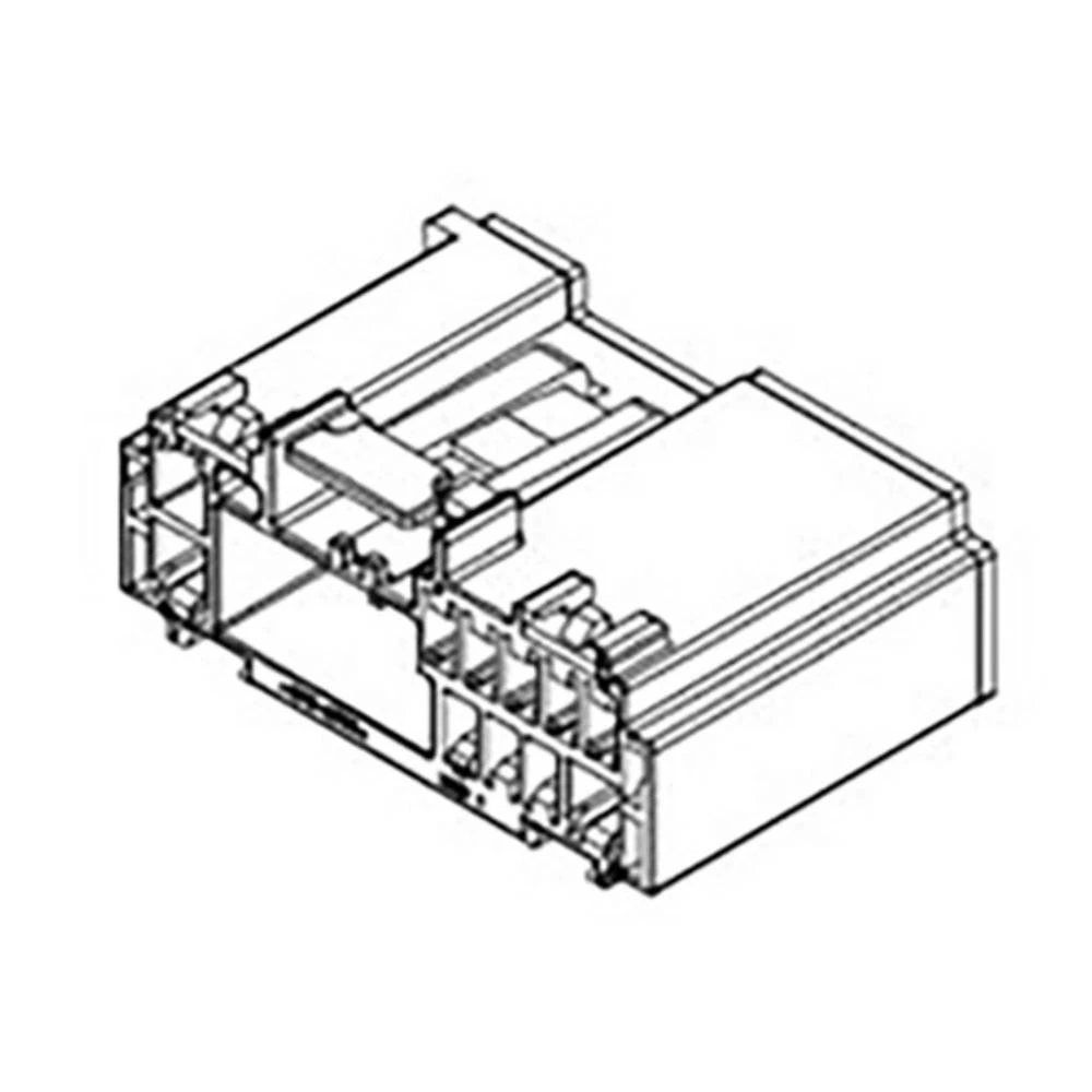 Molex 307001244 2.54mm, 3.50mm Pitch, H-DAC 64 Hybrid Female Harness Assembly, 24 Circuits, Polarization Option A without slika