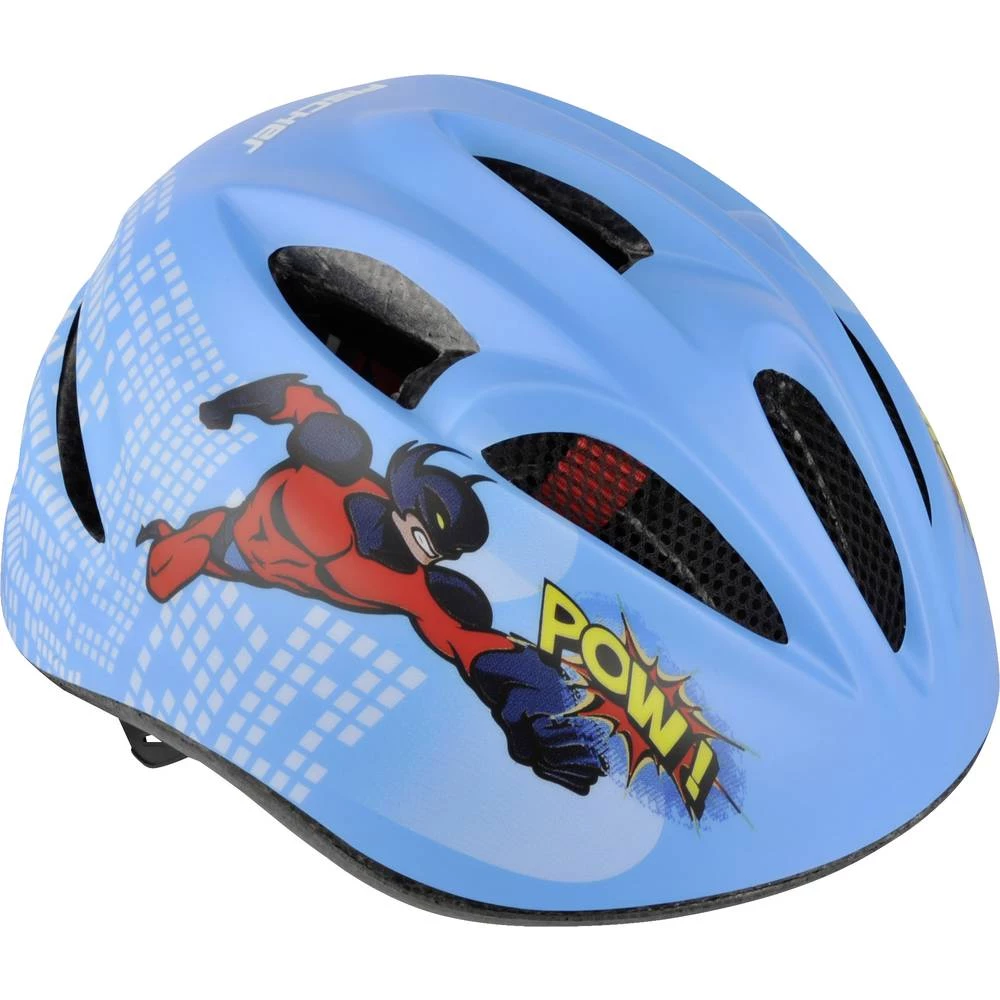 Dječja kaciga Fischer Fahrrad Kinder Comic S/M Plava boja Veličina odjeće=M slika