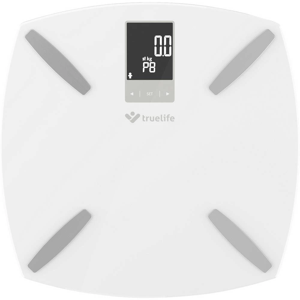 truelife FitScaleW3 vaga za analizu tijela Opseg mjerenja (kg)=180 kg bijela, siva slika
