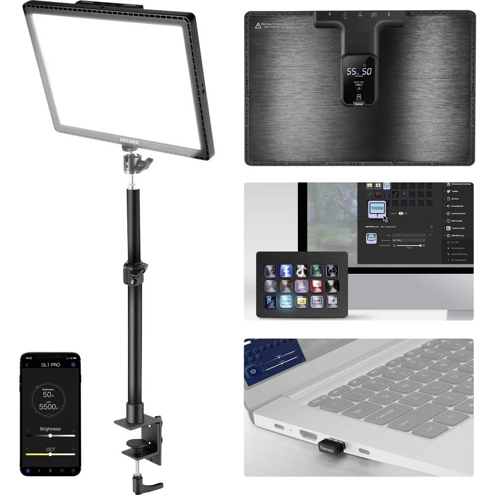 Neewer GL1PRO led svjetiljka za video slika