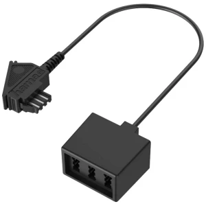 Hama DSL priključni kabel [1x muški konektor TAE-F - 1x RJ45-muški konektor 8p2c] 10 m crna slika