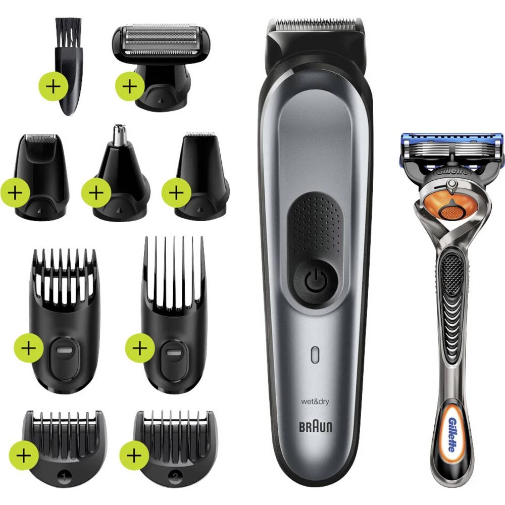 Braun MGK7221 aparat za šišanje, aparat za podrezivanje brade, brijač , aparat za odstranjivanje dlačica u nosu i ušima, slika