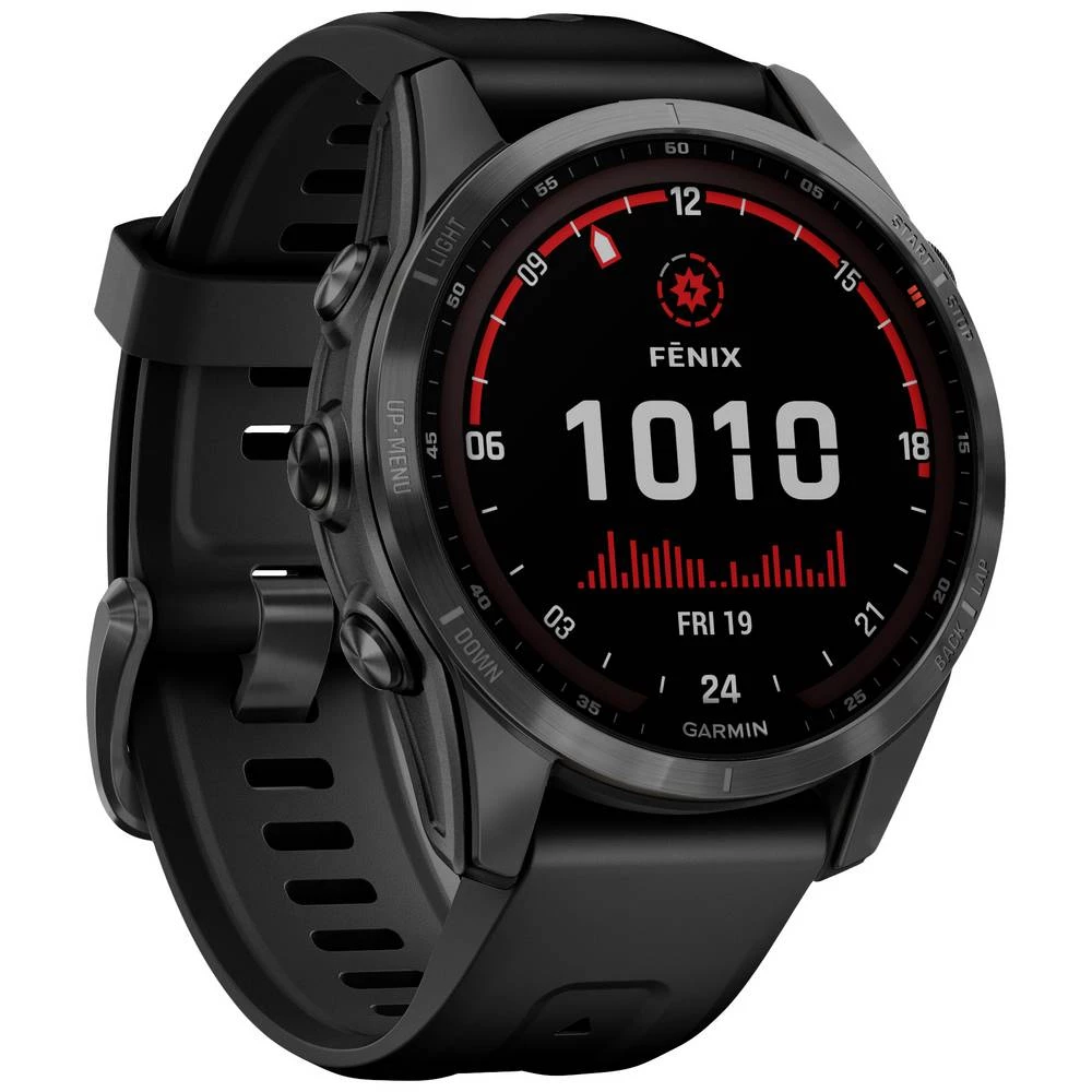 Garmin FENIX® 7S Solar pametan sat  30 mm  crna slika