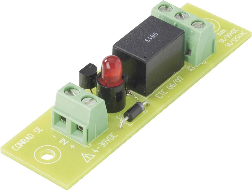 Relejna ploča REL-PCB4 s relejom 12 V/DC svitak TRU COMPONENTS slika