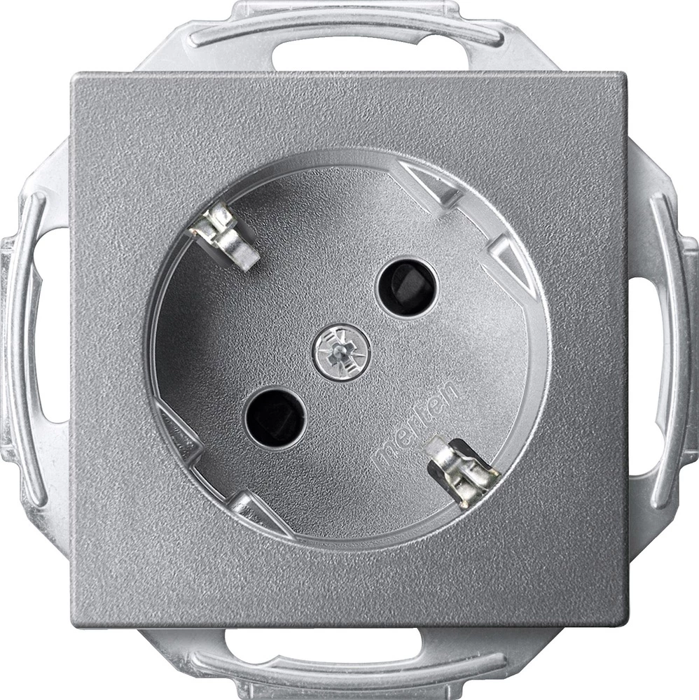 Merten Utičnica Sustav M Aluminij boja MEG2370-0460 slika