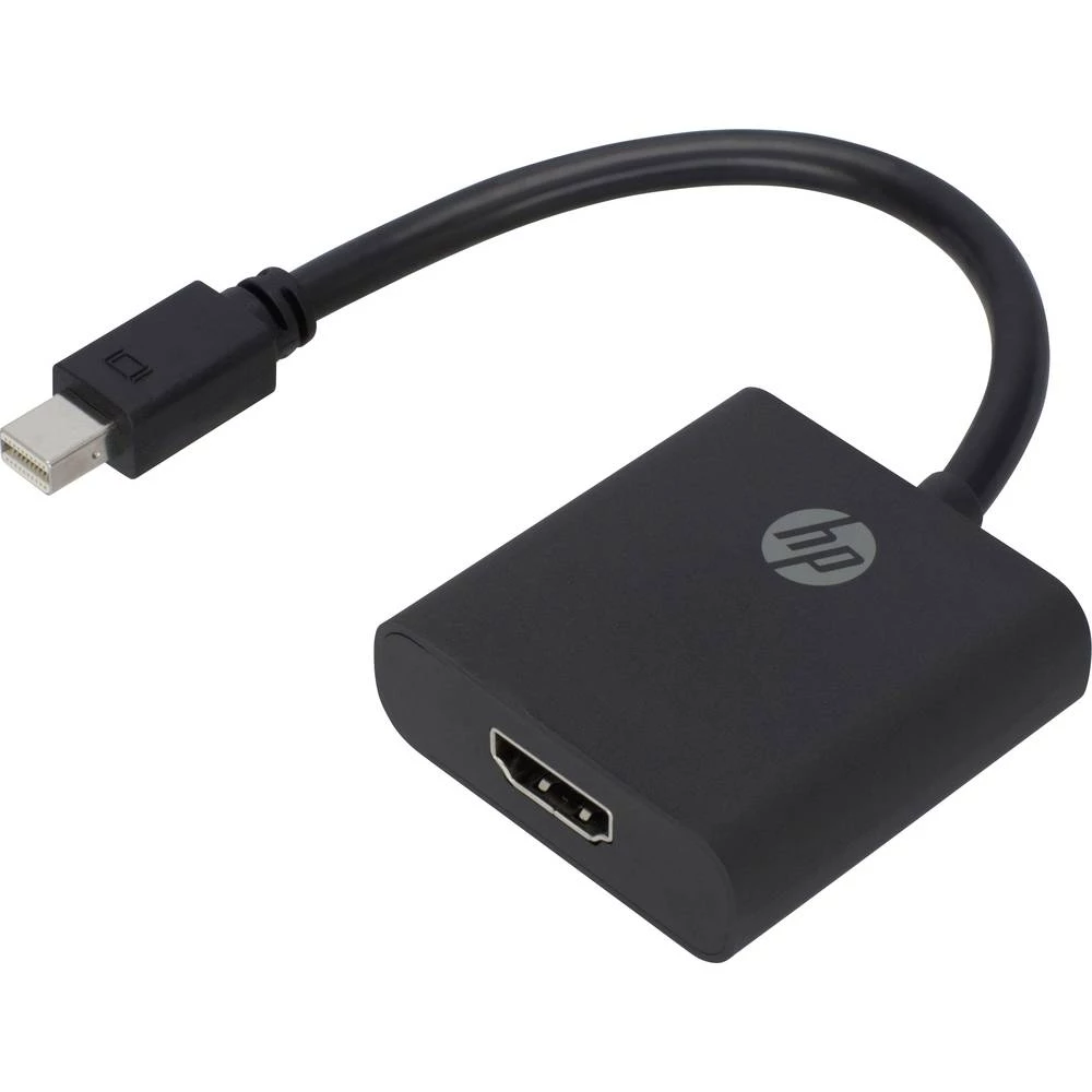Mini-DisplayPort / HDMI Adapter [1x Muški konektor Mini DisplayPort - 1x Ženski konektor HDMI] Crna HP slika