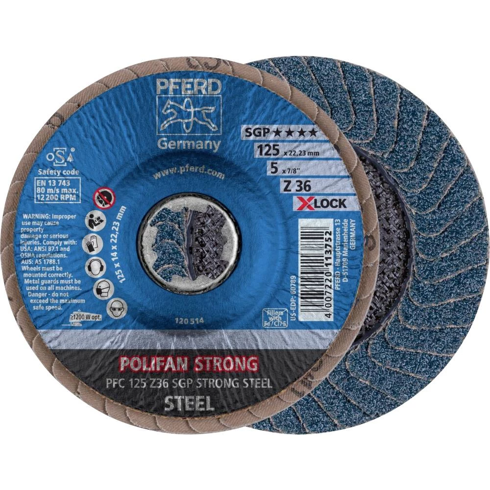 PFERD 67788026 PFERD preklopni disk promjer 125 mm    10 St. slika