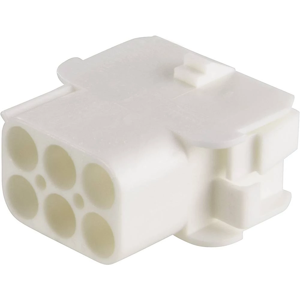 TE Connectivity kućište kabelske utičnice Universal-MATE-N-LOK Ukupan broj polova 6 Raster: 6.35 mm 350781-1 1 St. slika