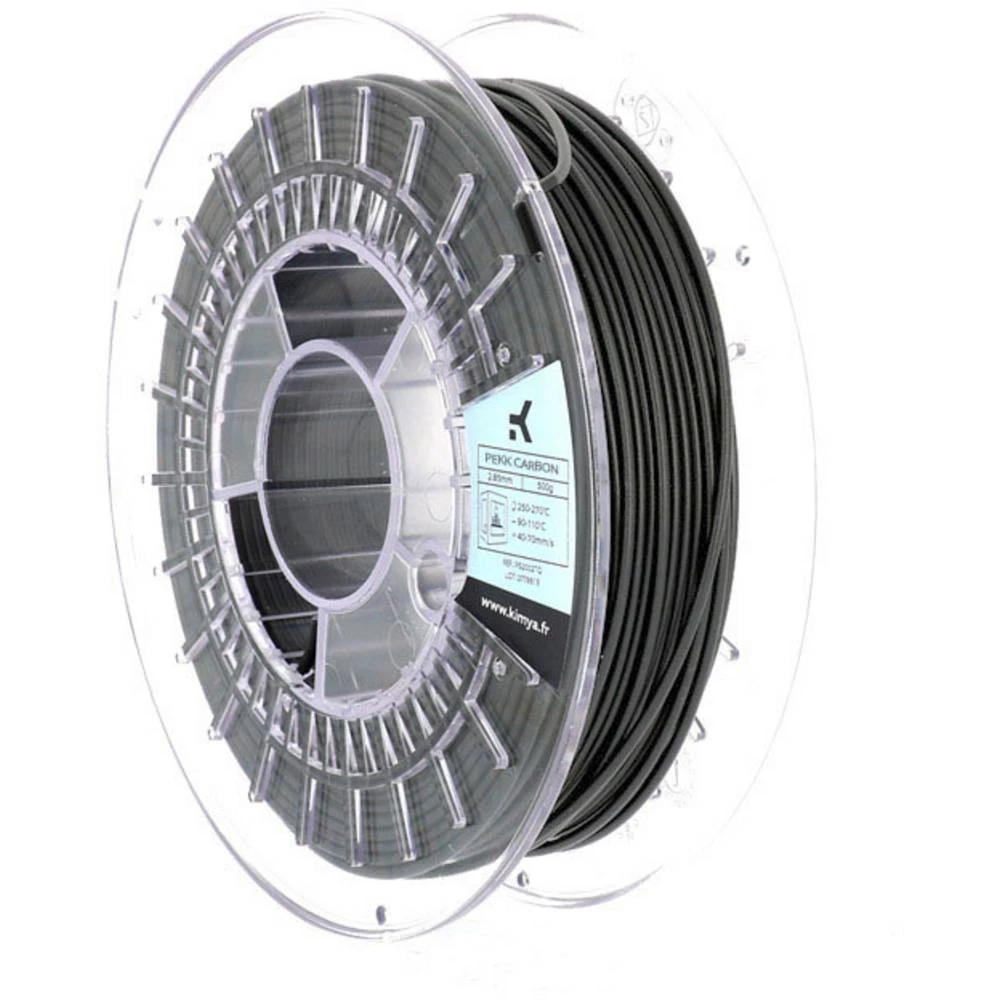 3D pisač filament Kimya PT1008TQ PETG 1.75 mm Crna 750 g slika