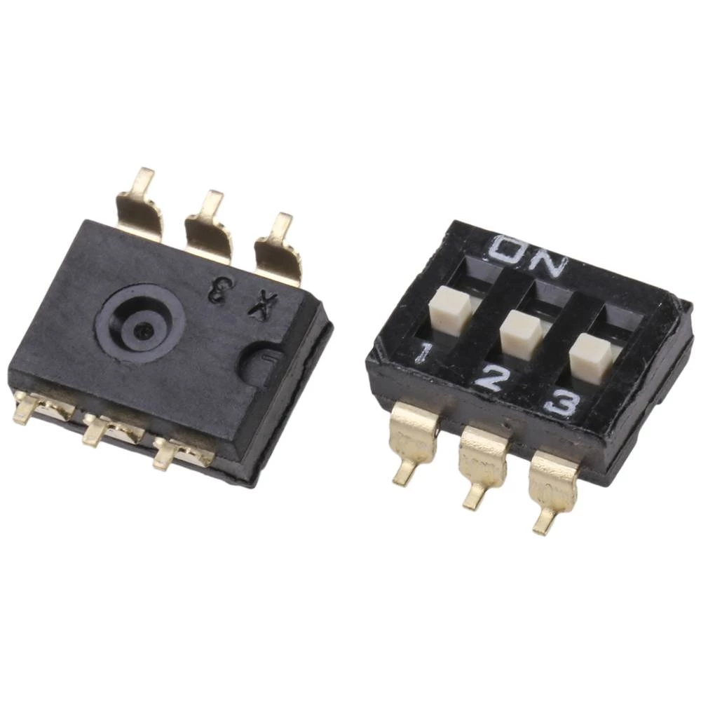 Omron dip prekidač Broj polova (broj) 3 SMD 1 St. Bag slika