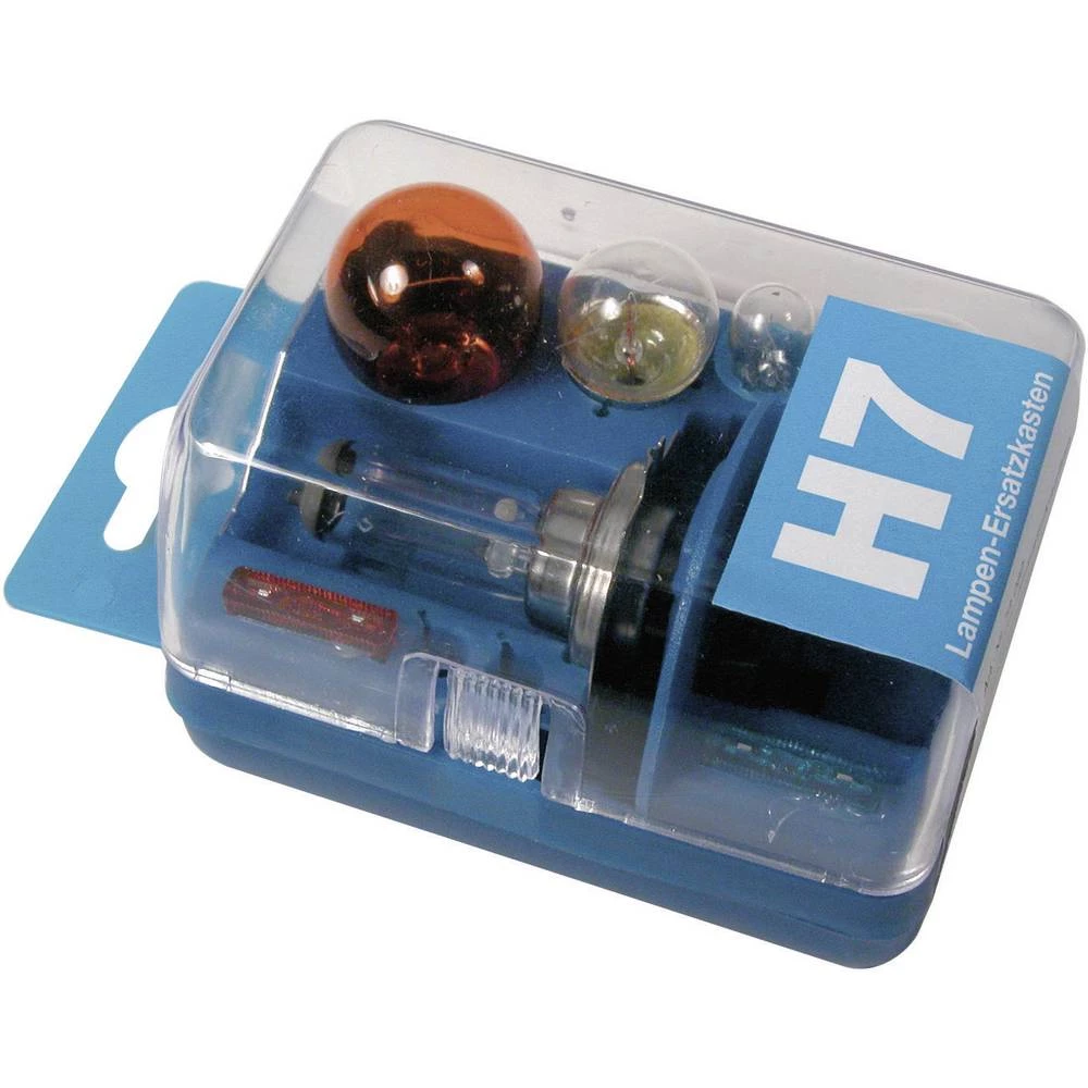 Rezervne žarulje u kutiji Unitec, H7, 12 V, 1 komad, prozirne slika