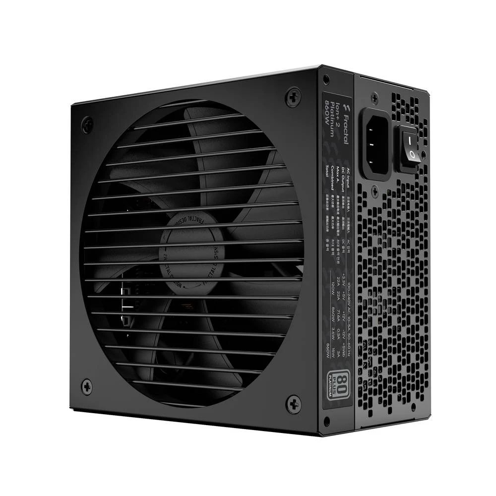 Fractal Design Ion+ 2 Platinum 860W PC napajanje 860 W 80 plus platinum slika