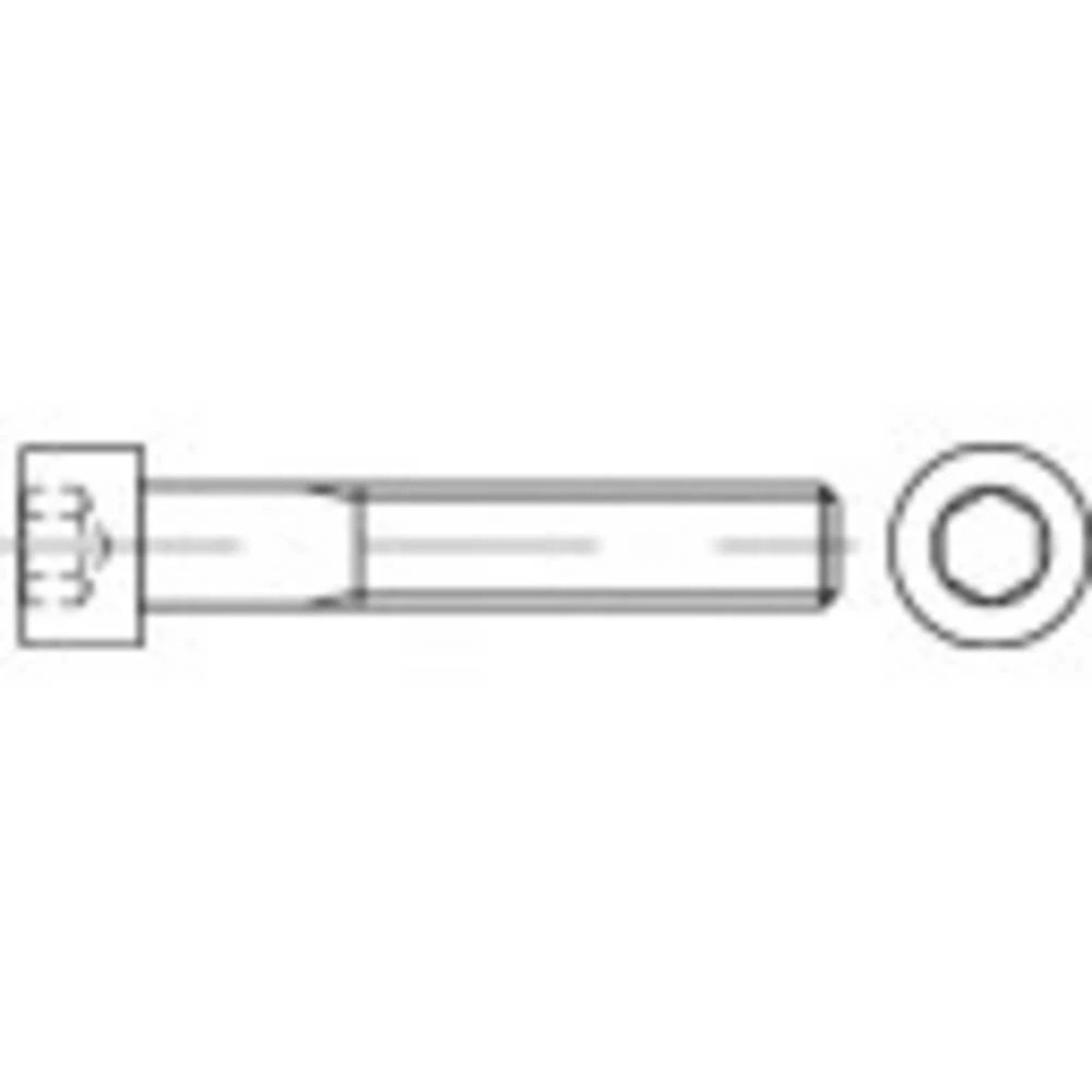TOOLCRAFT  TO-5383188 vijci s cilindričnom glavom  M5 40 mm unutarnji šesterostrani DIN 912     200 St. slika