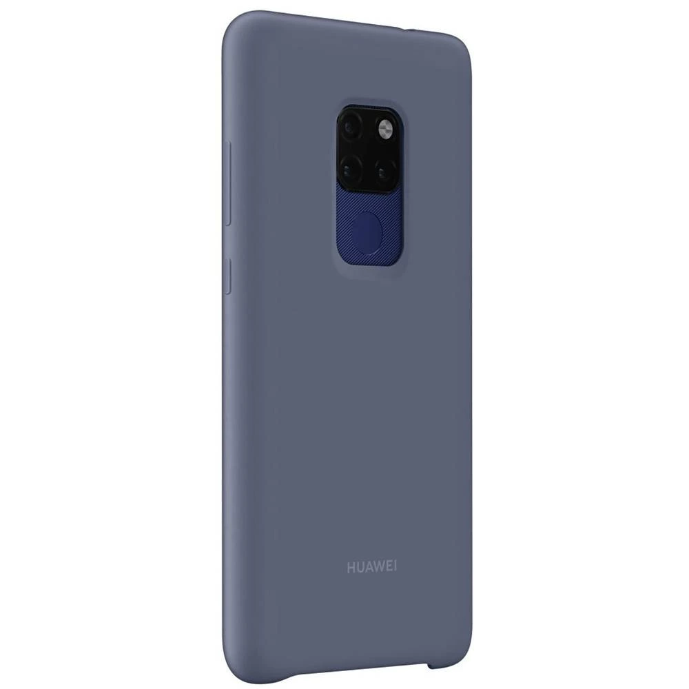 HUAWEI Silicone Car Case Stražnji poklopac za mobilni telefon Pogodno za: Huawei Mate 20 Svijetloplava slika