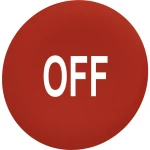 Schneider Electric ZBAF435 poklopac tipke   off crvena 10 St.