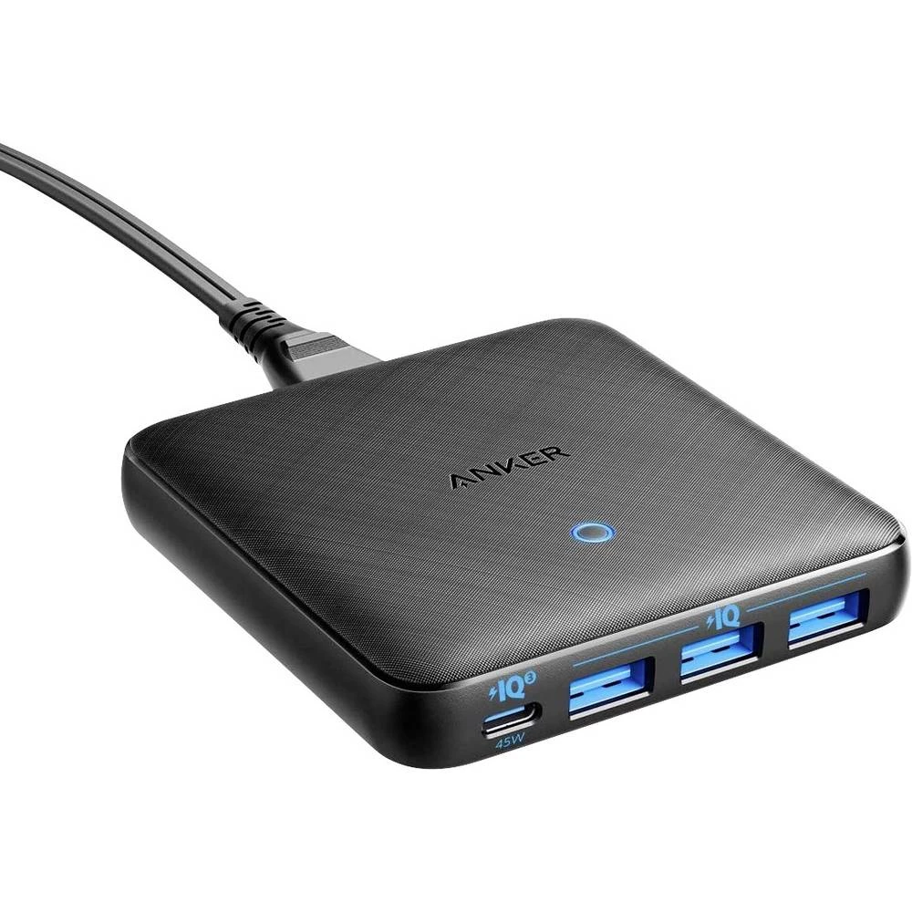 Anker PowerPort Atom III Slim A2045G11 USB stanica za punjenje utičnica 4 x USB, ženski konektor USB-C&trade; slika