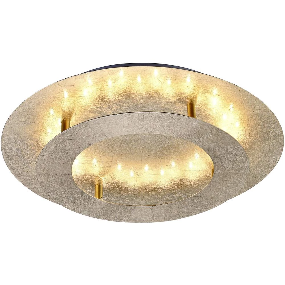 Paul Neuhaus NEVIS 9620-12 LED stropna svjetiljka ATT.CALC.EEK: LED 18 W Toplo-bijela Zlatna folija boja slika