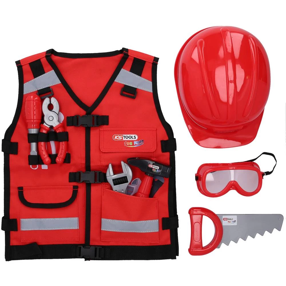 KS Tools 100200 Dječji prsluk za alat u asortimanu, 9 komada Werkzeug-Weste für Kinder mit Sortiment, 9-tlg slika
