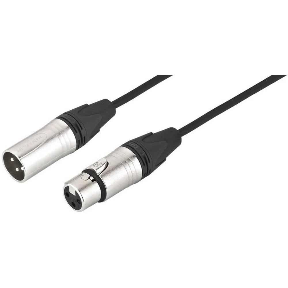 DMX Connection cable [1x Muški konektor XLR - 1x Ženski konektor XLR] 5 m Monacor CDMXN-500 slika