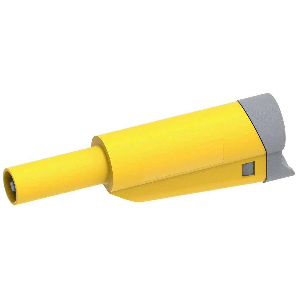 Electro PJP 1076-CD1-J laboratorijski muški konektor ravni muški konektor Zatik-Ø: 4 mm žuta 1 St. slika