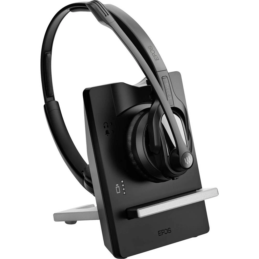 EPOS IMPACT D 30 USB ML On Ear Headset bežični, DECT stereo crna slušalice s mikrofonom, kontrola glasnoće telefon slika