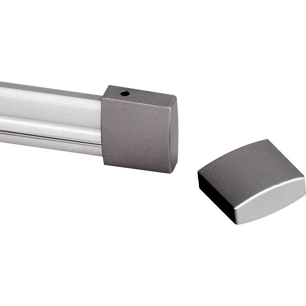 Komponenta za visokovoltnu svjetiljku za šinu E 184142 SLV poklopac srebrno-siva slika