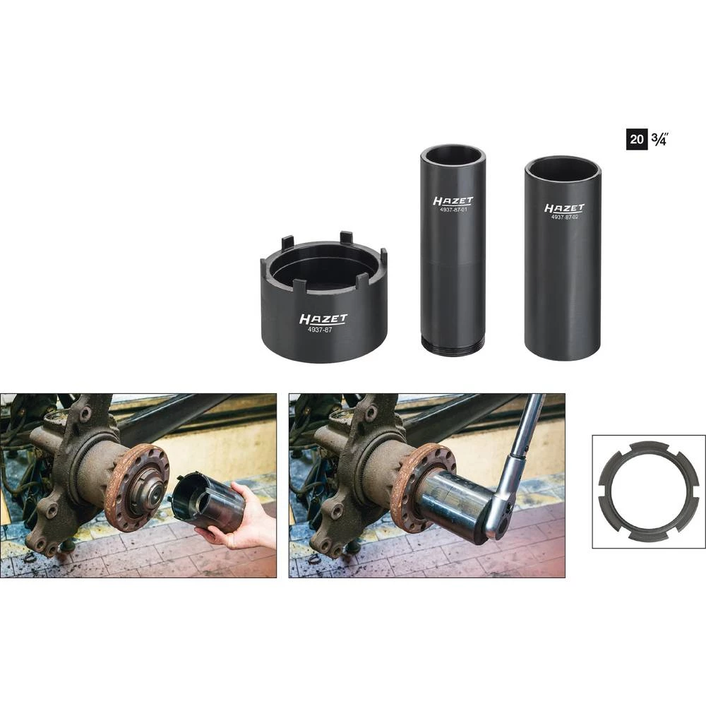 Zapf ključna stopa Hazet 4937-87/3 slika