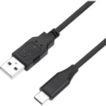 Perixx USB kabel USB 2.0 USB-A utikač, USB-C® utikač 1 m crna  11796