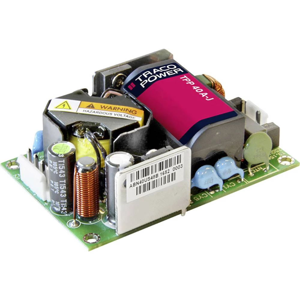 AC/DC modul napajanja, otvoreni okvir TracoPower TPP 40-148A-J +52.8 V/DC 840 mA slika