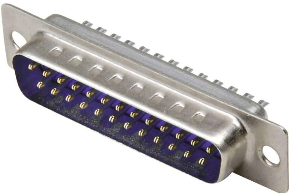 D-SUB utikač 180 ° Broj polova: 25 Lemni kup TRU COMPONENTS 100 ST slika