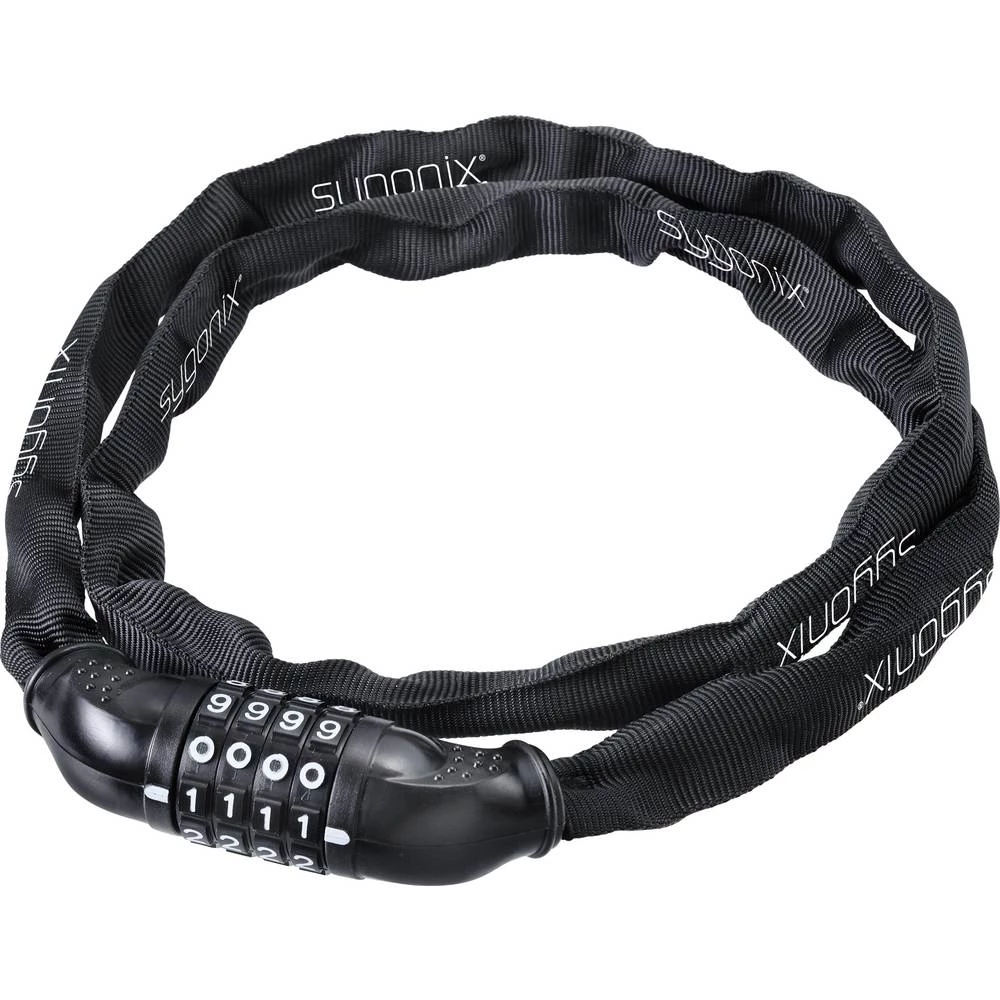 Sygonix lokot sa lancem crna zaključavanje s brojčanikom slika