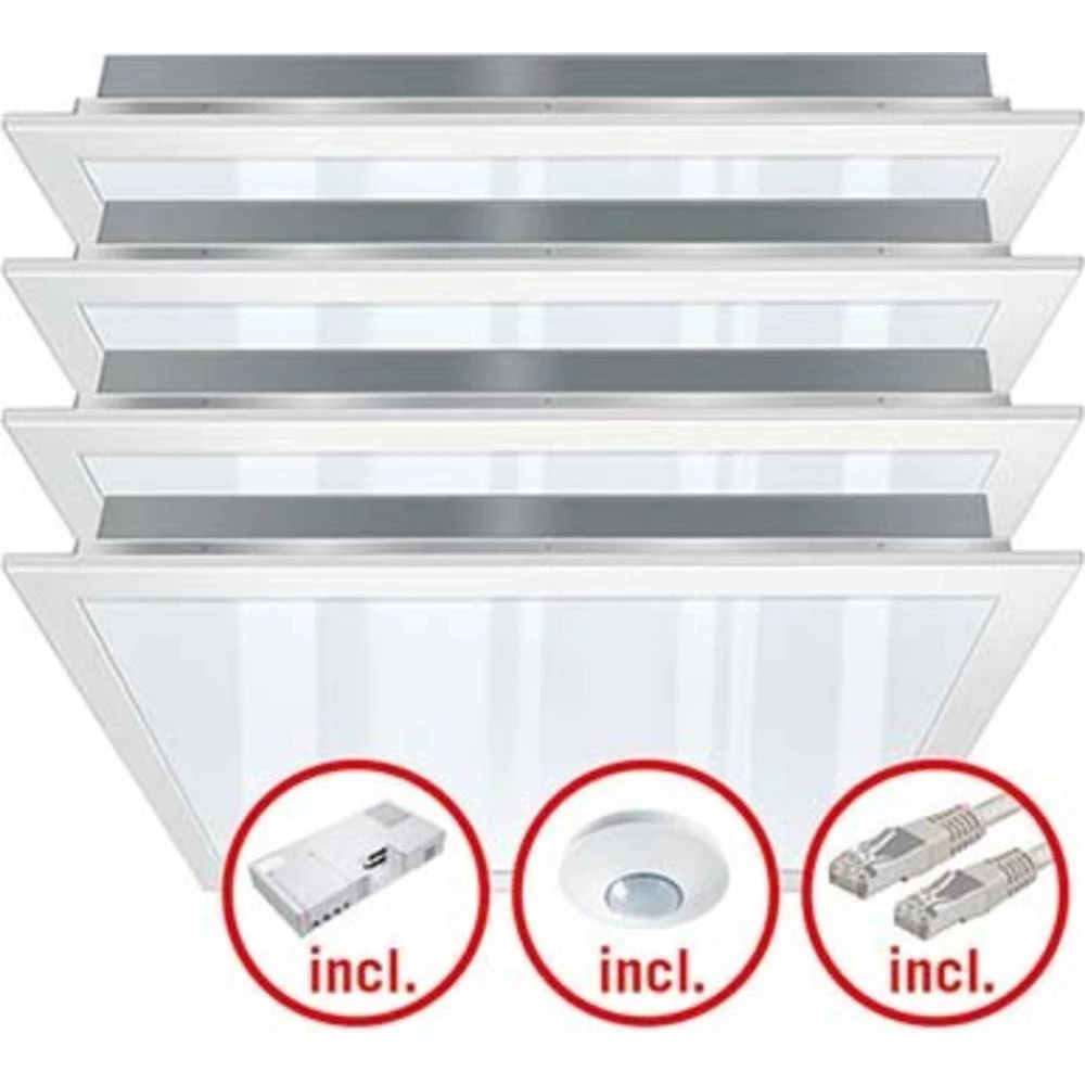 LED svjetlosni set LED LED fiksno ugrađena ESYLUX PNLCEL #EQ10131691 EQ10131691 Bijela slika