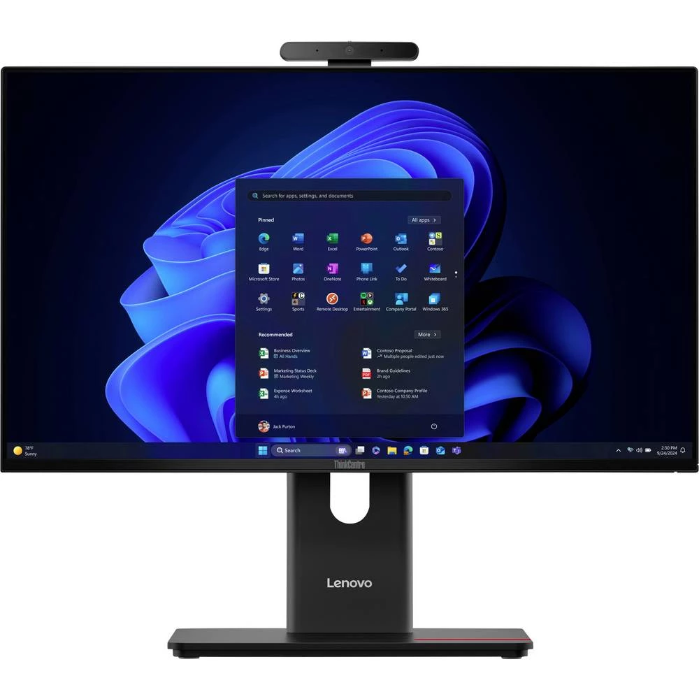 Lenovo All-in-One PC ThinkCentre M70a 60.5 cm (23.8 palac) Full HD Intel® Core™ Ultra 5 (Series 2) 235T 5.0 GHz 16 GB RA slika