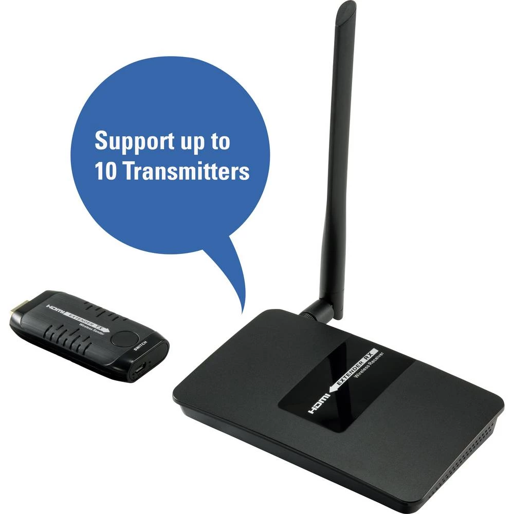 SpeaKa Professional HDMI uređaj za bežični prijenos (komplet) 15 m 5 GHz 1920 x 1080 piksel hd-audio slika