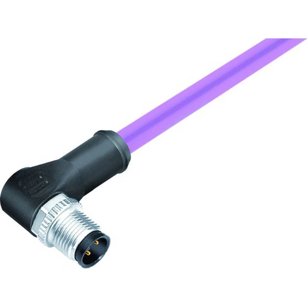 binder 77 2527 0000 50705-0200-20 utični konektor za senzor/aktivator, konfekcionirani kutni muški konektor 2 m Broj pol slika