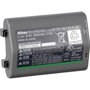 Kamera-akumulator Nikon Zamjenjuje originalnu akU. bateriju EN-EL18, EN-EL18a, EN-EL18c 10.8 V 2500 mAh EN-EL18C slika