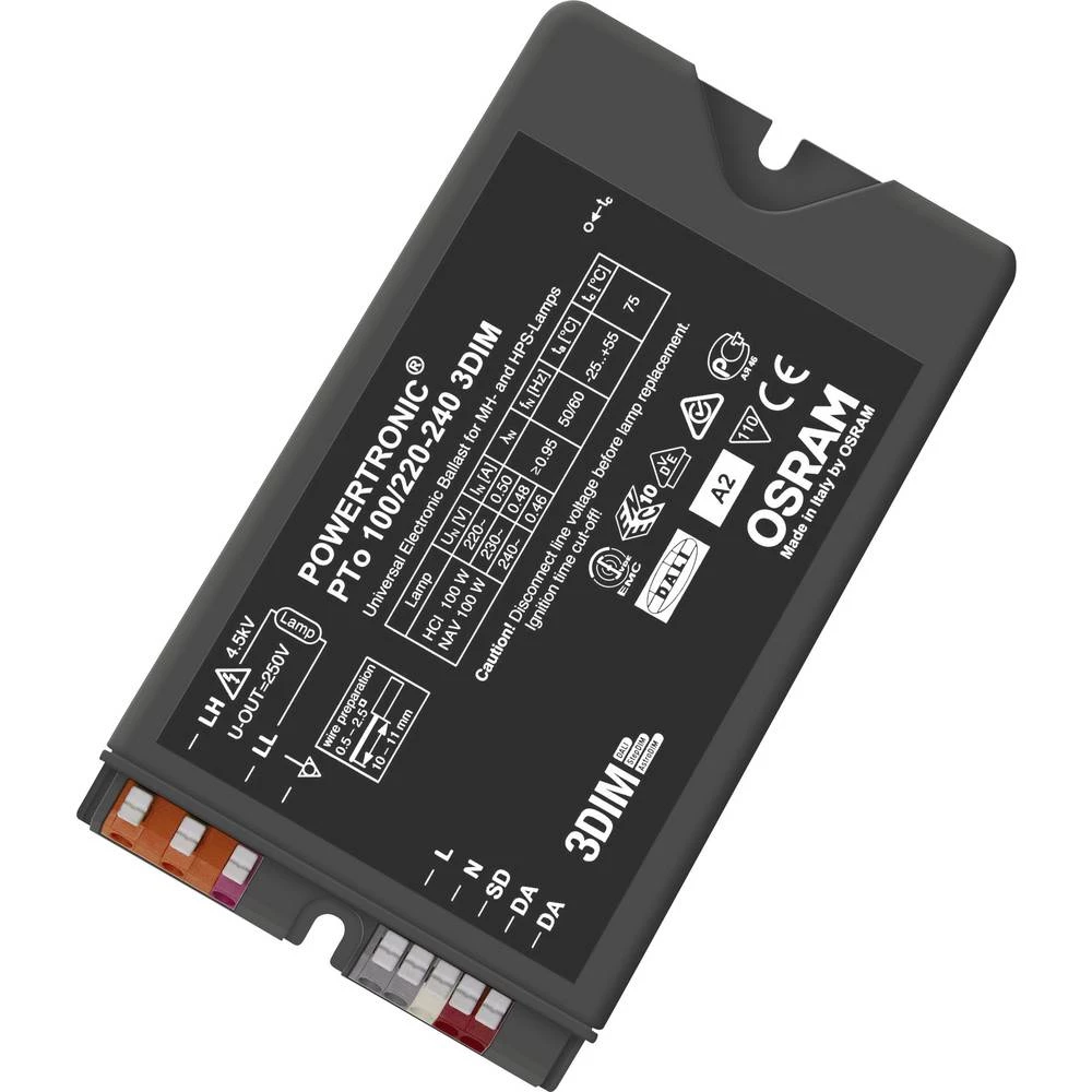 OSRAM Metalhalogene žarulje Elektronička prigušnica 100 W (1 x 100 W) Za ugradnju svjetiljki, plastično kućište Prigušivanje, Za slika