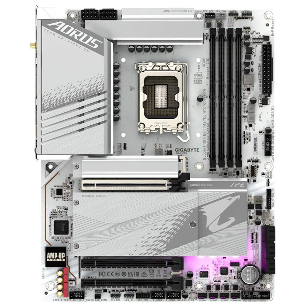 Gigabyte Z790 A ELITE AX ICE matična ploča Baza Intel® 1700 Faktor oblika (detalji) ATX Set čipova matične ploče Intel® slika