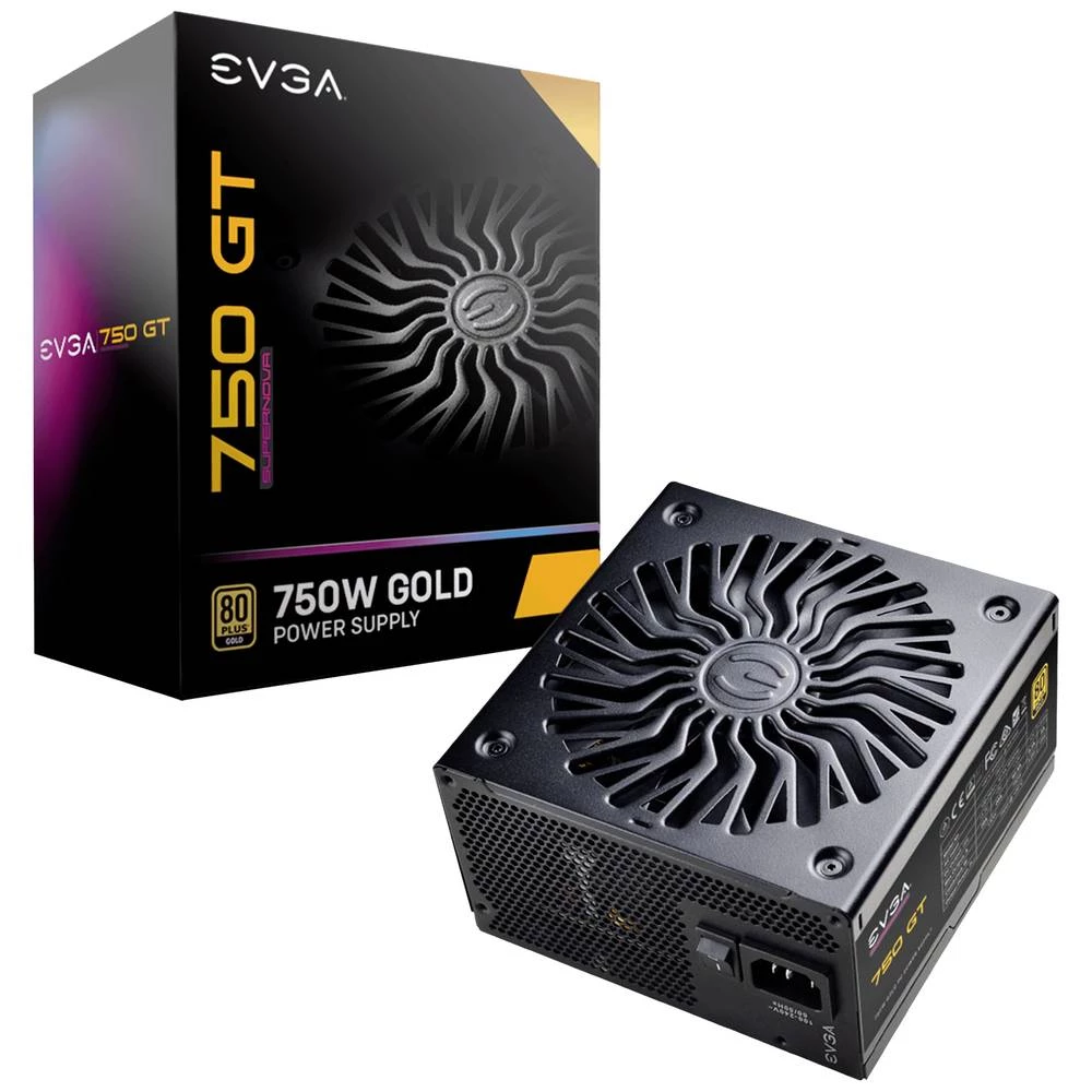 EVGA SuperNOVA 750 GT napajanje 750 W 24-pinski ATX ATX crni EVGA SuperNOVA 750 GT PC napajanje 750 W 80 plus gold slika