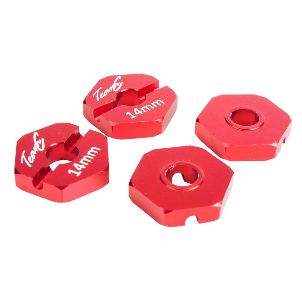 Rezervni dio Team C TU0440R Aluminijski zahvatnik za kotač 14mm crvena slika