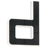 Paulmann 94653 Solar Hausnummer d solarna svjetiljka s kućnim brojem     toplo bijela crna