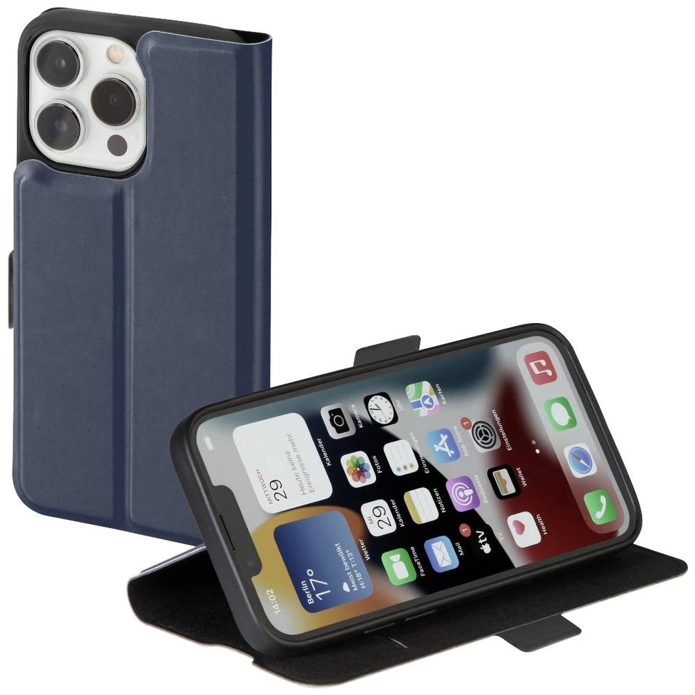 Hama Single2.0 Pogodno za model mobilnog telefona: iPhone 14 Pro, tamnoplava Hama Single2.0 knjižica Apple iPhone 14 Pro tamnoplava slika