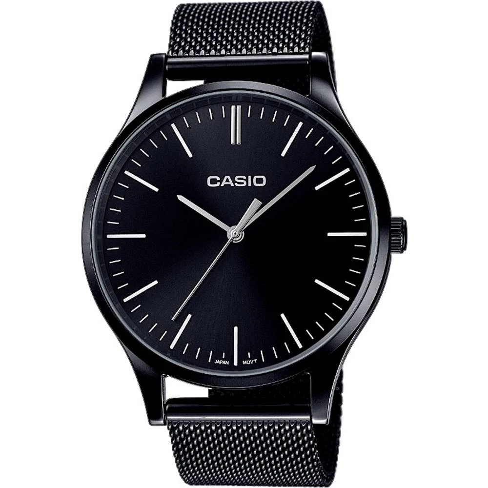 Kvarčni Ručni sat LTP-E140B-1AEF (D x Š x V) 46 x 38 x 7.4 mm Crna Materijal kućišta=Nehrđajući čelik Casio slika