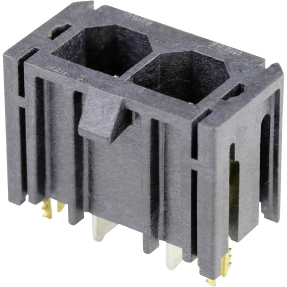 Molex 1720420202 Super Sabre Vertical Header, 2 Circuit, Short Solder Tail with Board Lock, Complies with UL1977 Finger Pr slika